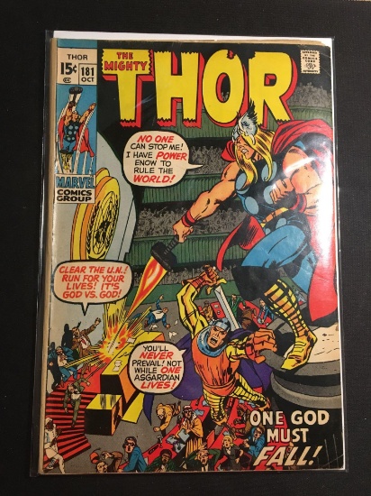 The Mighty Thor #181 Comic Book from Amazing Collection