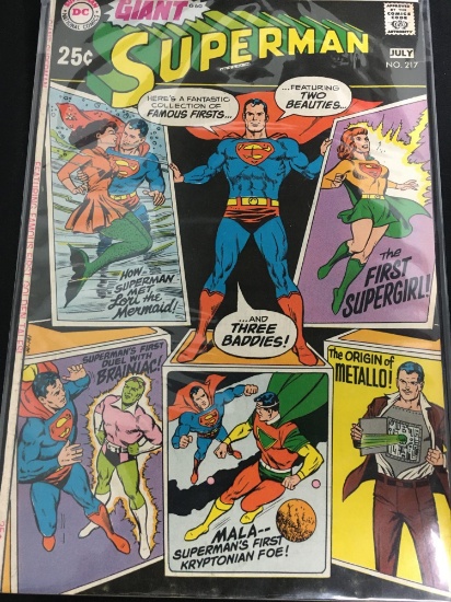 Superman #217 Comic Book from Amazing Collection