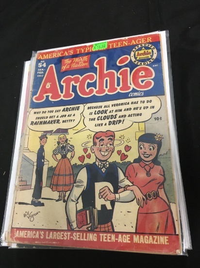 Archie Comics #54 Vintage Comic from Amazing Golden Age Collection