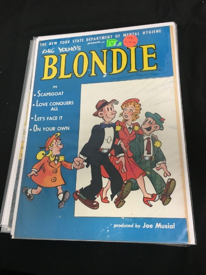 Blondie Mental Hygiene Giveaway Vintage Comic from Amazing Golden Age Collection