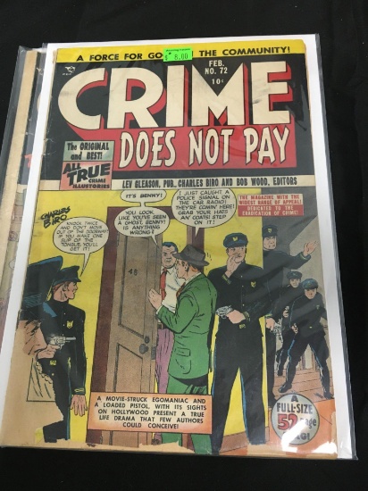 Crime and Punishment #72 Vintage Comic from Amazing Golden Age Collection