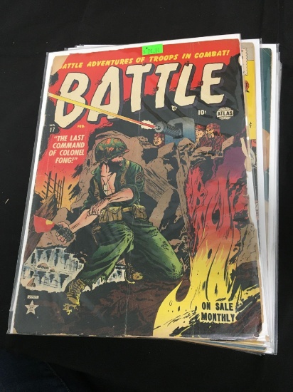 Battle #17 Vintage Comic from Amazing Golden Age Collection