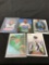 5 Card Lot of Mixed Sports Cards - Relics, Autographs, Inserts, Numbered, Stars & More!