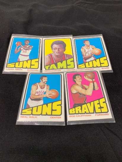 5 Card Lot of Mixed Sports Cards - Relics, Autographs, Inserts, Numbered, Stars & More!