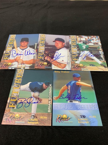 5 Card Lot of Mixed Sports Cards - Relics, Autographs, Inserts, Numbered, Stars & More!