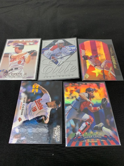 5 Card Lot of Mixed Sports Cards - Relics, Autographs, Inserts, Numbered, Stars & More!