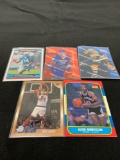 5 Card Lot of Mixed Sports Cards - Relics, Autographs, Inserts, Numbered, Stars & More!