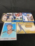 5 Card Lot of Mixed Sports Cards - Relics, Autographs, Inserts, Numbered, Stars & More!