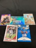 5 Card Lot of Mixed Sports Cards - Relics, Autographs, Inserts, Numbered, Stars & More!