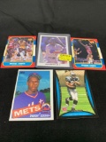 5 Card Lot of Mixed Sports Cards - Relics, Autographs, Inserts, Numbered, Stars & More!