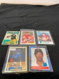 5 Card Lot of Mixed Sports Cards - Relics, Autographs, Inserts, Numbered, Stars & More!