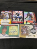 5 Card Lot of Mixed Sports Cards - Relics, Autographs, Inserts, Numbered, Stars & More!