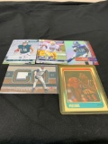 5 Card Lot of Mixed Sports Cards - Relics, Autographs, Inserts, Numbered, Stars & More!