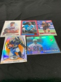 5 Card Lot of Mixed Sports Cards - Relics, Autographs, Inserts, Numbered, Stars & More!