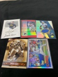 5 Card Lot of Mixed Sports Cards - Relics, Autographs, Inserts, Numbered, Stars & More!