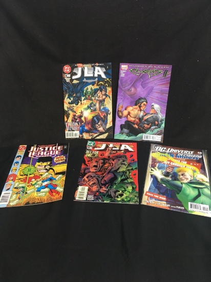 5 Count Lot of Unsearched Comic Books from Amazing Collection