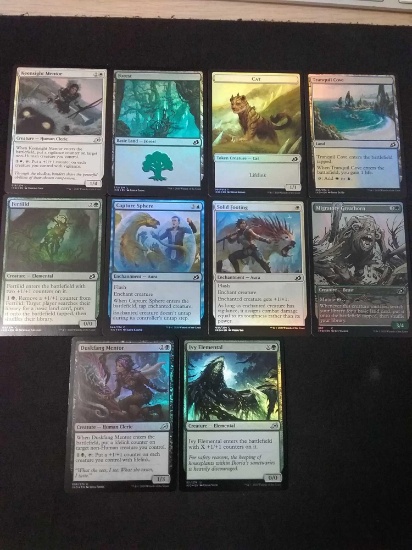 Magic the Gathering Foil lot of 10