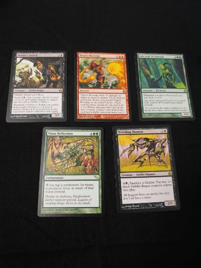 Magic the Gathering lot of 5 Rare cards