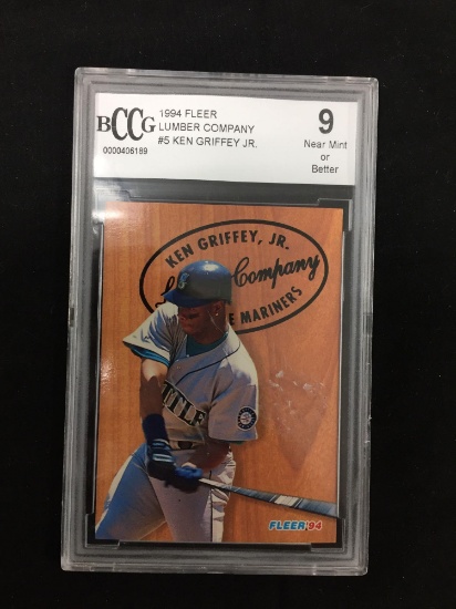 BCCG Graded 1994 Fleer Lumber Company Ken Griffey Jr. Mariners Insert Card - 9