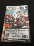 Inhumans Vs X-Men Charles Soule Signed #1 Comic Book from Amazing Collection
