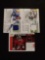 Lot of 3 Football jersey cards