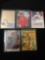 Lot of 5 Auto, Jersey, Star player or inset card