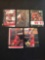 Lot of 5 Michael Jordan cards