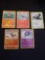 Pokemon lot of 5 Holo and Reverse Holo cards