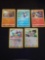 Pokemon lot of 5 Holo and Reverse Holo cards