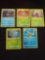 Pokemon lot of 5 Holo and Reverse Holo cards