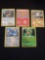 Pokemon lot of 5 Holo and Reverse Holo cards