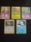 Pokemon lot of 5 Holo & Reverse Holo cards