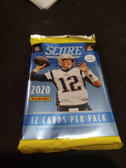 2020 Score football unopened packof cards