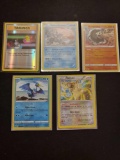 Pokemon lot of 5 Holo Or Reverse Holo