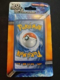Pokemon 20 cards and 1 Foil pack sealed