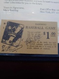 Babe Ruth Autograph on Bambino Baseball Game 1.00 Ticket Handwritten