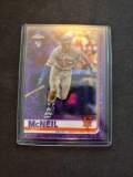 2019 Topps Chrome Purple Refractor Jeff McNiel Rc #240/299