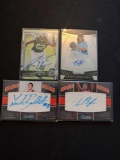 Lot of 4 Autograph cards