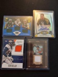 Lot of 4 Jersey & Autograph cards