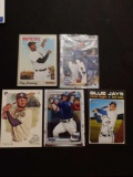 Baseball 5 card Rookie lot