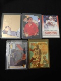 Lot of 5 Auto, Jersey, Star player or inset card