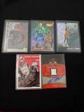 Lot of 5 Auto, Jersey, Star player or inset card