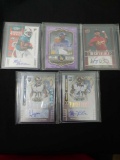 Lot of 5 Auto, Jersey, Star player or inset card