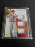 2017 Mike Trout Immaculate Collection Triple Jersey card # 13/49