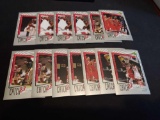 Michael Jordan Upperdeck sticker lot of 13