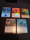 Magic the Gathering Foil lot of 5