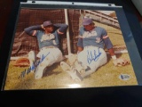 Mookie Wilson & Hubie Brooks Autograph Photo