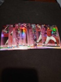 2019 Topps Chrome pink Refractor lot of 14