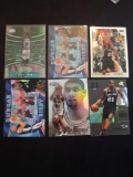 Lot of 6 Tim Duncan cards