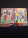 2020 Prizm lot of 2 Lamar Jackson & Russell Wilson